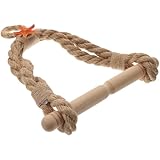 OSALADI Wandmontierter Toilettenpapierhalter mit Nautischem Seil Reißfest Mediterraner Vintage Stil Aufbewahrung für Bad und Hotel