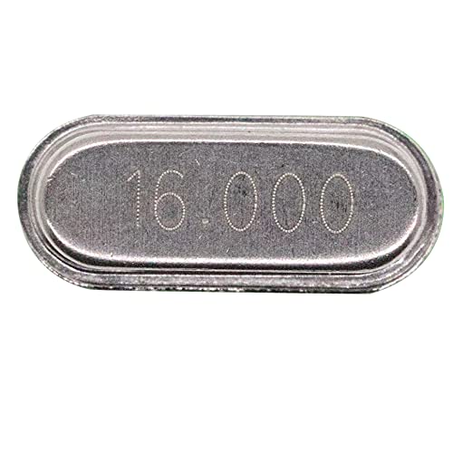 risingsaplings 10pcs Quartz Crystal Oscillator 2 Pins 49S HC-49S DIP Replacements (16MHz)
