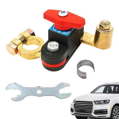SVCEQZE Desconectador De Bateria Coche 12-48V, Ddesconectador De Bateria Moto,Corta Corriente Baterias, Aislador De Baterías Interruptor De Apagado, Desconectador De Bateriaes Coche Para Vehículo
