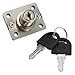 Yongse Bureau Tiroir morts Bolt Lock pour Tiroirs Box Placards Cabinet Panel avec deux clés