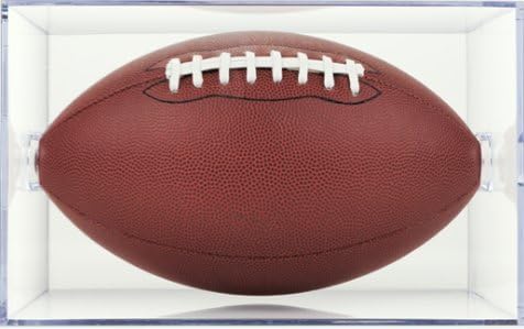 THE ORIGINAL BALLQUBE Football Display Fits Mini, Youth, & Regulation Pro-Sized Footballs - Perfect for Displaying Your Collection