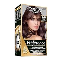 L'Oreal Paris Préférence Permanent Hair Colour - 5.21 Cool Iridescent Light Brown (Intense, Fade-