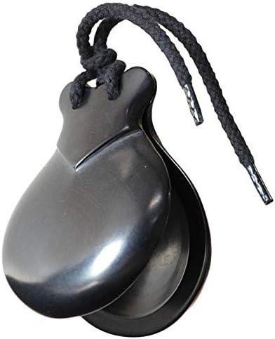 フラメンコ用 木製カスタネット・パリージョ 革製バッグ付き カスタ