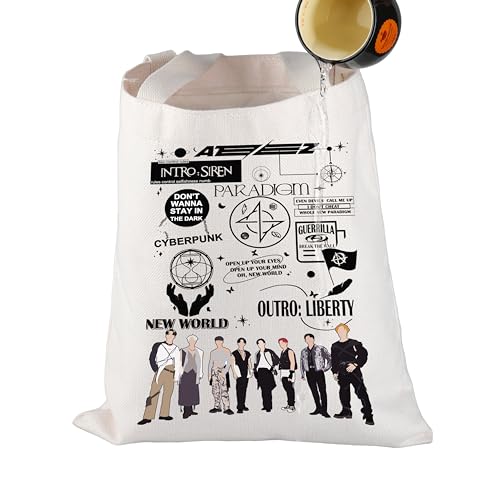 UJIMS Korea-Pop Boy Group Gift Aniteez Character Fans Tote Bag Singer Album Inspired Gift Music Lover Merchandise2