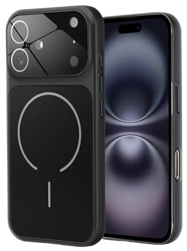 Image of SHINESTAR iPhone 16 Case - Premium Shockproof Protective Cover, Wireless Charging Compatible, Slim & Durable Luxury Back Cover with Camera Protection (Black)