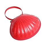 Braiou — Estojo rígido para viagem para sutiãs de silicone [Taça A-C] Premium Nubra Organizer Lingerie Portátil Bolsa de armazenamento de roupa íntima, Crocodile, Red