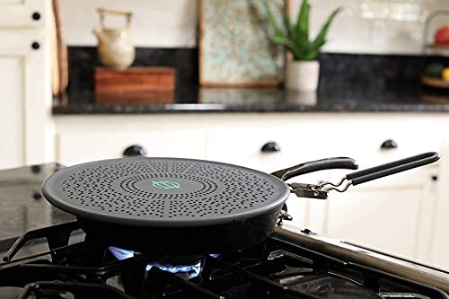 Grease Splatter Screen Silicone Baking Cover Splash Guard For Pan | Silicone Splatter Guard For Frying Pan | Fits 11" Oil Shield | Silicone Pot Covers For Cooking Frying Screen Oil Splash Pad #TOP3