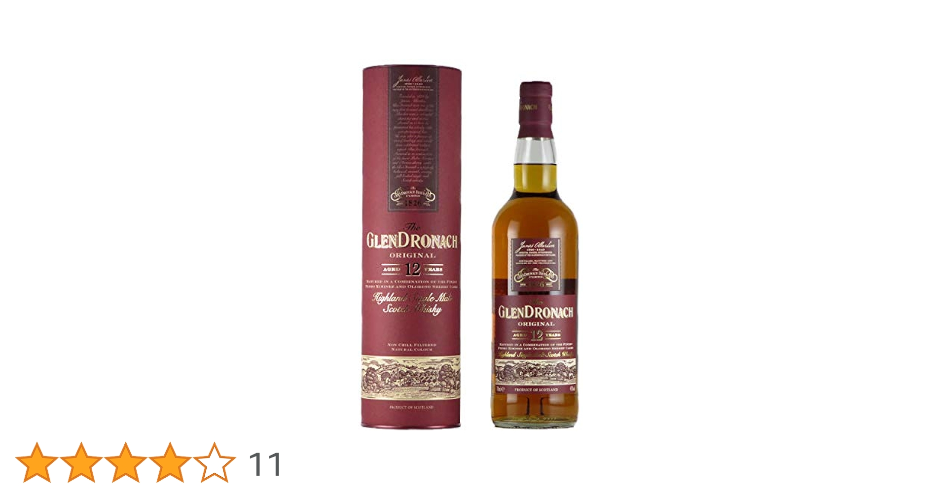 Amazon.co.jp: グレンドロナック 12年 オリジナル 43度 700ml