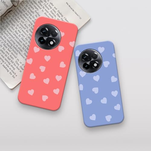 Image of COLORflow Back Cover Compatible with OnePlus 11R 5G | Heart Celestial Color Customized Back Cover Compatible with OnePlus 11R 5G