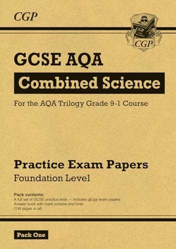 Gcse Combined Science Aqa Practice Papers: Foundation Pack 1: For The 2026 And 2027 Exams (Cgp Aqa Gcse Combined Science)