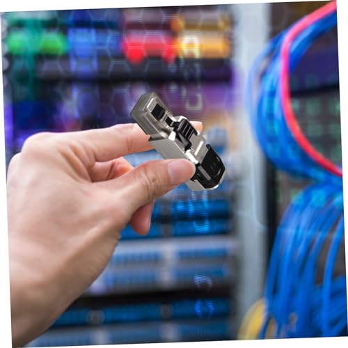 Conector modular ethernet pasante Cat 6 6a protegida jojofuny miniatura 3