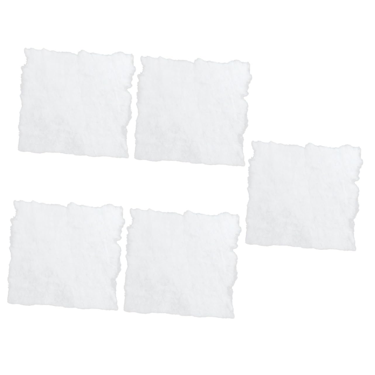 5 Stücke Schnee Decke Für Weihnachten Dorf Gefälschte Schnee Dekoration 3D Ornamente