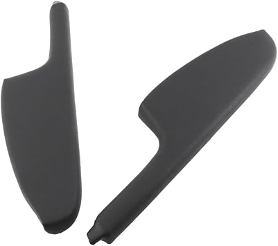 SIKUAI 1 Pair ABS Interior Front Door Armrest Cover Panel Trim Decorative Black For HONDA Accord 9th Generation 4 Doors 13-17 Car