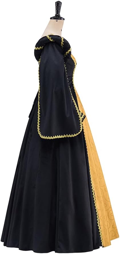 Renaissance Dress Women Vintage Medieval Costumes Renaissance Pirate Ren Faire Dress