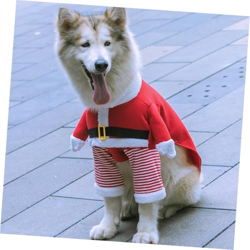 Disfraz de Santa Claus para perros y gatos, talla 2XL miniatura 3