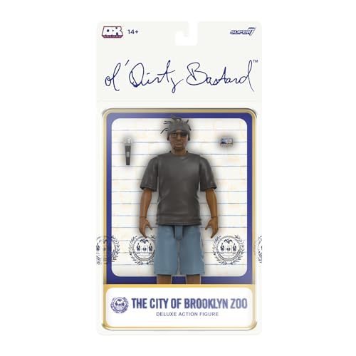 Figura Super7 ODB Deluxe Return to the 36 Chambers de 17,8 cm con accesorios retro de hiphop