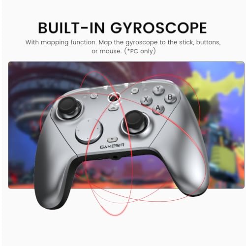 Image of GameSir G7 Pro Wired Controller for Xbox Series X|S, Xbox One, Wireless Gamepad for PC&Android with TMR Sticks, Hall Effect Analog Triggers, 1000Hz Polling Rate, 3.5mm Audio Jack - Silver