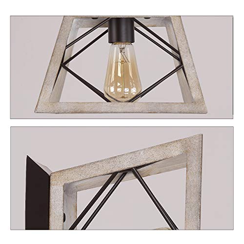 Q&S X20 Rustic Farmhouse Ceiling Light Fixture Flush Mount Vintage Ceiling Lights thumb #6