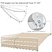 Yaheetech 10 × 8 Ft Patio Awning, Retractable Sun Shade Awning with Manual Crank Handle, Manual Aluminum Deck Awning for Patio/Balcony/Yard, 280g/m² Polyester, Beige