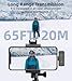 EZColoris Wireless Lavalier Microphones for iPhone 14/13/12/11 Pro/11/XS MAX/XR/8/7 Lapel Microphone for Video Recording Tiny Mics for YouTube Podcast with Carrying Case