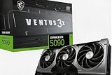 Gaming RTX 5090 32G Ventus 3X OC Graphics Card (32GB GDDR7, 512-bit, Extreme Performance: 2452 MHz, DisplayPort x3 2.1a, HDMI 2.1b, NVIDIA Blackwell Architecture)
