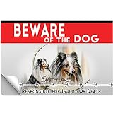 Photo Gallery beware of dog sticker shetland sheepdog Photo Gallery beware of dog sticker shetland sheepdog