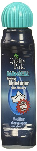 4 X Quality Park Dab-n-Seal Envelope Moistener, 50 ml, 1 Bottle (46065)