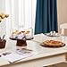 VIVIRBIEN Wooden Cake Stand with Lid, Acacia Cake Stand with Glass Dome, 11-Inch Versatile Dessert Stand with Strong Magnetic Pedestal, Cake Holder for Birthday/Kitchen/Party/Charcuterie