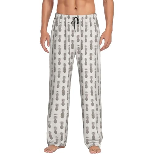 Pantalon de pyjama homme imprimé ananas idéal pour relaxer chez soi