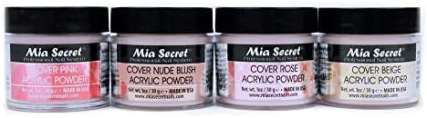 Mia Secret Cover Acrylic Powder 4 Pc Set - 1 oz Beige/Nude/Pink/Rose