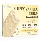 ProtiWise Fluffy Vanilla High Protein Bars - Low Sugar Meal Replacement for Weight Loss - 15g Protein - Keto Bars with Fiber - Low Carb Gluten Free Breakfast Bar - 7 Count