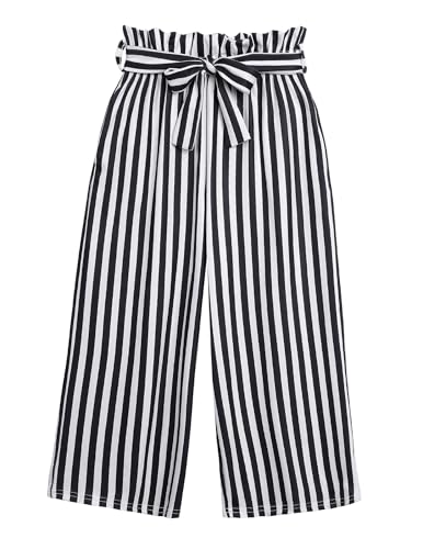 Arshiner Mädchen Tshirt mit Hose Set Kinder Mode Baumwolle Bekleidungssets Blasenärmeliges Oberteil mit Bedruckter Freizeithose Zweiteilig Outfits für Mädchen 11-12 Jahre 150
