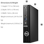 Dell OptiPlex 7020 MFF 7000 Mini Business Desktop Computer, 16GB DDR5 RAM, 512GB PCIe SSD, 14th Gen Intel Core i3-14100T (Beat i5-12400T), WiFi 6E, 2 DisplayPorts, HDMI, Type-C, Windows 11 Pro - Image 5