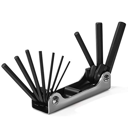 Xtremepowerus 45Pcs Sae Metric Hex Key Set Combo Allen Wrench Mm Long Short Folding Arm #TOP1