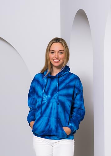 Image of Colortone Tie Dye Pullover Hoodies for Women and Men - Classic Fit Sweatshirts