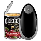 Electric Can Opener with Smooth Edge, One-Touch Automatic Can Opener Opens Almost All Can Sizes, Best Choice for Cooks, Housewives, Elderly and Arthritis Sufferers
