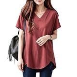 【新サイズ・色追加】 tシャツ レディース 半袖 ティーシャツ 【やせ見え・夏日の定番・無限コーデ主義】カットソー トップス Vネック 夏