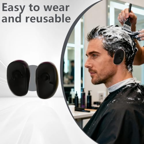 3 Pairs Soft Silicone Hair Dye Earmuffs Hair Coloring Ear Cover Shield Protective Cap Hair Treatment Ear Protectors Special for Salon Hairdressing Coloring Supply - Image 6