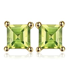 K-Yellow Gold Plated-Peridot
