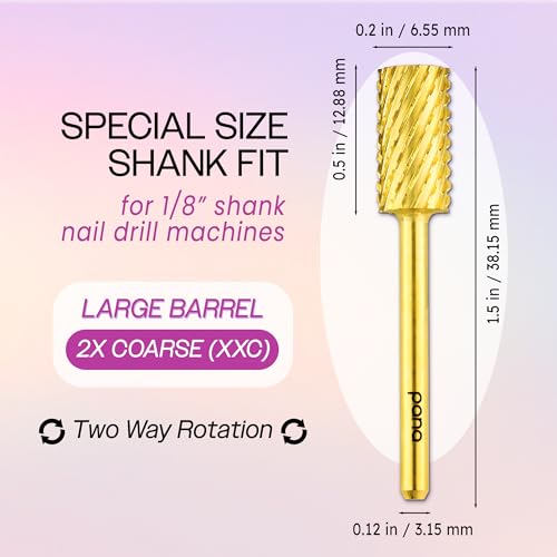 PANA broca 1/8" para manicura y pedicura miniatura 4