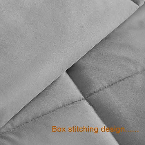 Image of NTBAY King Down Alternative Comforter, 104 x 90, Smoke Grey