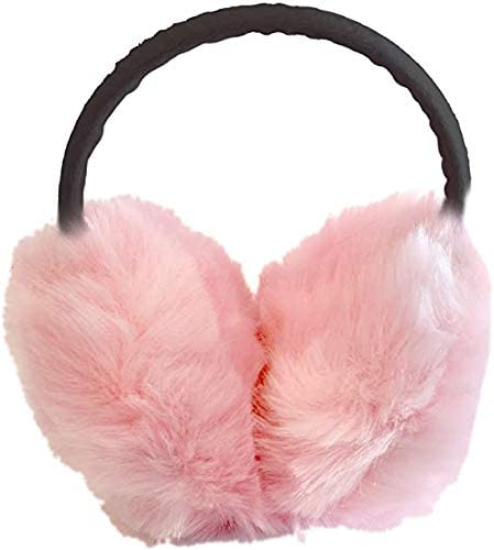 krystle Women's and Girl's Faux Fur Winter Outdoor Accessory Foldable Ear Muffs (Pack of 1) (Pink)-picture-41