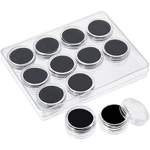 NBEADS Caja de exhibición de joyería de plástico con almohadilla de espuma Cover