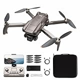 Drone GPS DLI com Câmera 4K para Adultos, FPV de Motor Sem Escova com Retorno Automático, Seguir-Me, Voo por Toque e Voo em Círculo, Abaixo de 249g, 50 Min de Voo, Dobrável para Adultos e Iniciantes (Bateria única padrão)