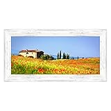 Poster et impression avec cadre en bois massif prêt à être accroché avec kit de suspension facile (y compris fixation en fer et vis)