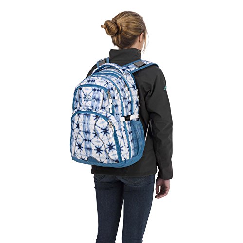 Image of High Sierra Swerve Laptop Backpack, Indigo Dye /Mineral /White, 19 x 13 x 7.75-Inch