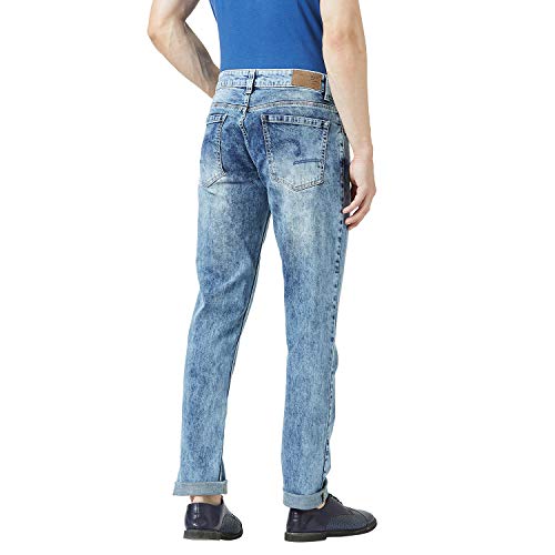 Image of Spykar Men's Skinny Jeans (ECSKN-01AI-41 Light Blue 36)