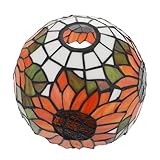 Abat-jour en vitrail : cet abat-jour est fabriqué dans un matériau résistant à une utilisation prolongée, style bohème