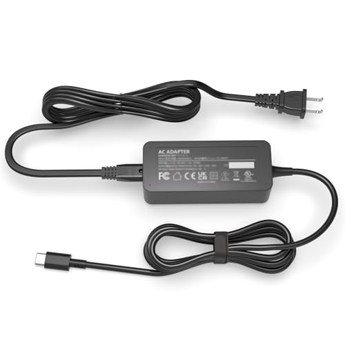 65W USB C AC Charger Compatible with Lenovo Yoga 7 7i 9 9i 2-in-1 14 16 inch Laptop Power Supply Cord Adapter