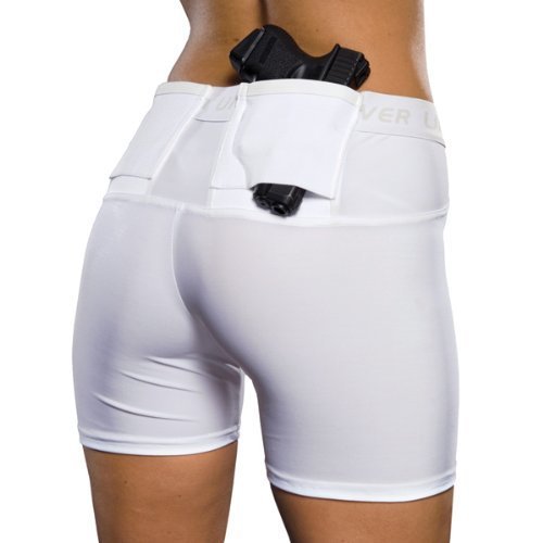 Women's Concealment Shorts by UnderTech Undercover (Large, Black)